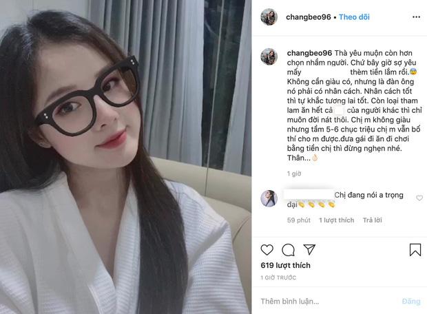 Giữa tin đồn chia tay, bạn gái Trọng Đại cực gắt: Đưa gái đi ăn chơi bằng tiền của chị đừng nghẹn-2