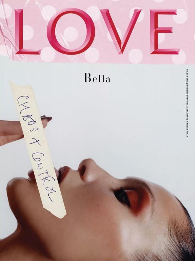 Bella Hadid tiếp tục chụp ảnh bán khỏa thân trên tạp chí-1