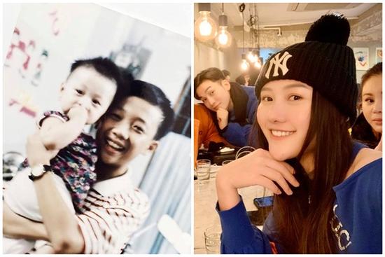 Em gái 9X đăng ảnh thời thơ ấu cùng Trấn Thành