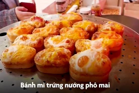 Tiệm bánh mì trứng nướng phô mai của Hàn Quốc