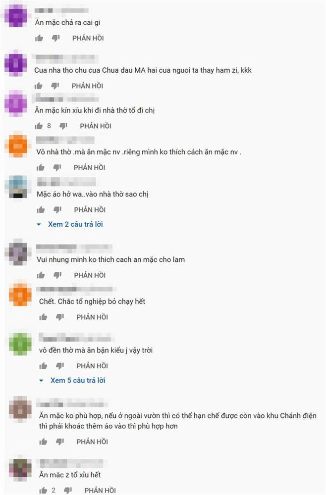 Nam Thư bị chỉ trích khi mặc crop-top vào nhà thờ Tổ của Hoài Linh-5