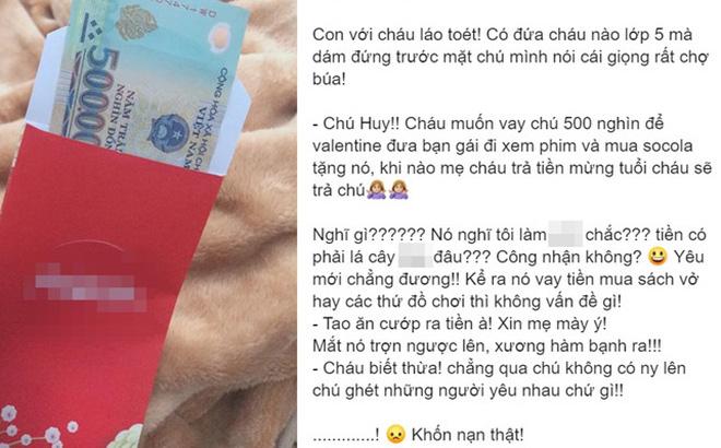Chết cười: Cháu lớp 5 cà khịa chú mua socola tặng bạn gái ngày Valentine, xát muối vào lòng người chú FA-1