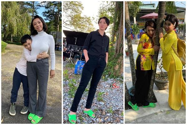 Diễn viên hài Thu Trang lộ vòng 2 lùm lùm như mang bầu lần hai-6