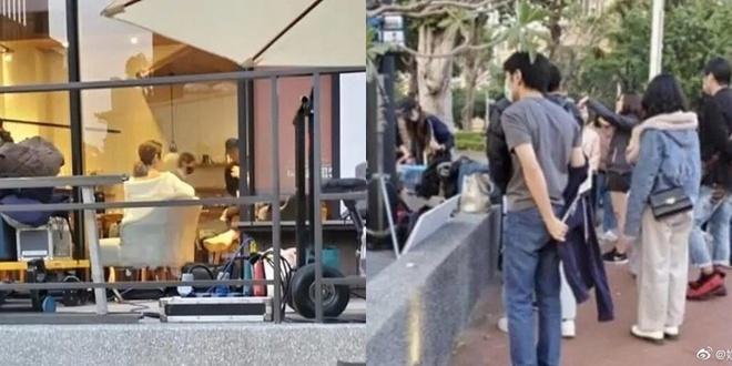 Hoắc Kiến Hoa đeo khẩu trang tới phim trường thăm Lâm Tâm Như-1