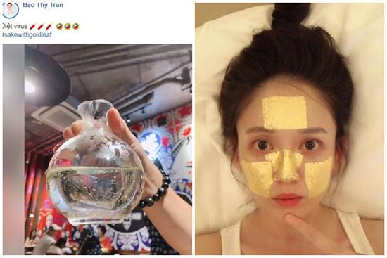 Bảo Thy uống 'rượu vàng' phòng Corona, hóa ra kim loại đắt đỏ này chính là kho báu dưỡng nhan