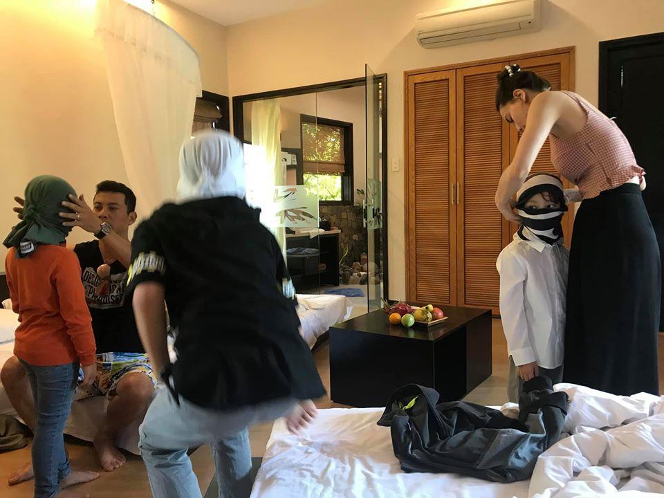 Hồ Ngọc Hà áp dụng chiêu ngụy trang kiểu Úc để bảo vệ gia đình giữa đại dịch virus corona-2