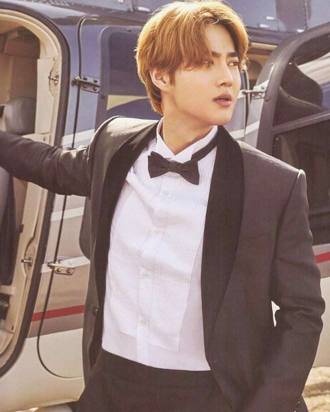 Jungkook, Suho trông điển trai khi để tóc rẽ ngôi lộ trán-4