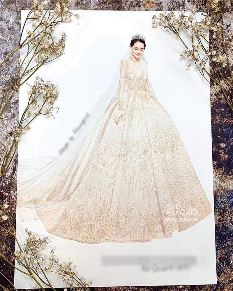 Cận cảnh váy cưới đẹp đến nín thở biến công chúa béo Quỳnh Anh thành cô dâu cổ tích-4