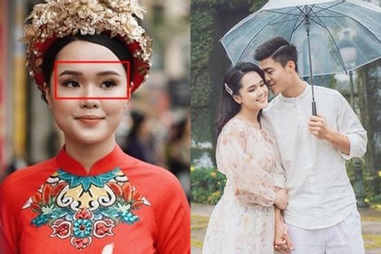 Sau diện mạo 'già chát' ở đám hỏi, Quỳnh Anh vẫn tin tưởng giao mặt cho thợ make up cũ trong ngày cưới