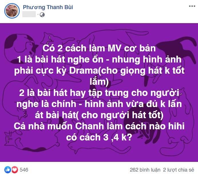 Phương Thanh gây tranh cãi với phát ngôn: MV drama chỉ dành cho những giọng hát không tốt-1