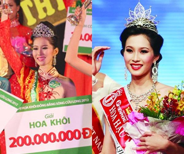 Những mỹ nhân thắng 2 cuộc thi nhan sắc: Đặng Thu Thảo chưa đỉnh bằng Nguyễn Thiên Nga-3