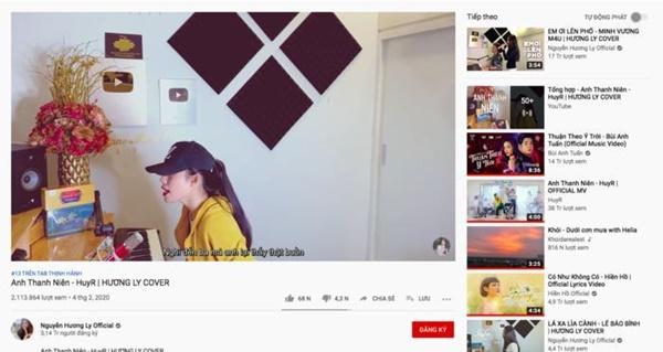 Dân mạng đặt nghi vấn thánh cover Hương Ly âm thầm ẩn đi các clip view thấp?-1