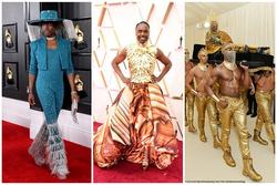 Oscar 2020: 'Ông hoàng thảm đỏ' Billy Porter mặc váy, diện áo dát vàng lập tức chiếm spotlight
