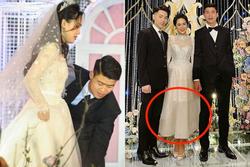 Chỉ 1 bức ảnh chụp cùng Đức Phúc mà cô dâu Quỳnh Anh để lộ điểm đặc biệt ở chiếc 'váy cưới cổ tích'