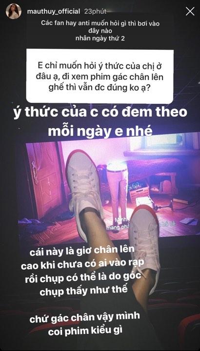 Bị ném đá vì thiếu văn minh, Mâu Thủy khẩu chiến: Nhân cách của tôi còn phải sửa nhiều lắm-1