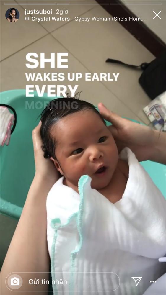 Suboi công khai gương mặt con gái đầu lòng sau 1 tháng hạ sinh-2