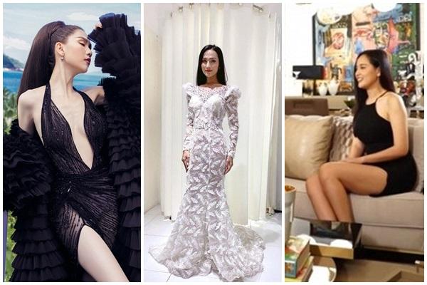 SAO MẶC XẤU: Lệ Quyên mặc đầm rườm rà như rèm cửa - Thúy Vi lộ nội y kém duyên-9