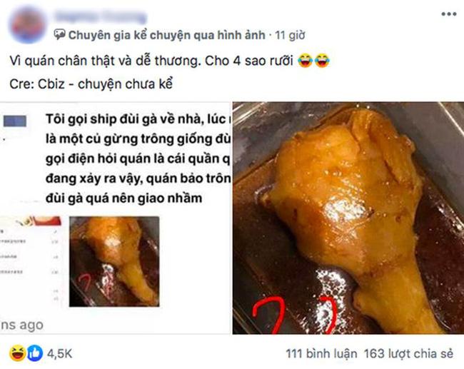 Gọi đùi gà khách nhận về củ gừng nhưng cơn giận dữ lập tức tan biến vì câu trả lời của chủ quán-1