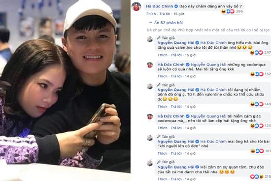 Lộ ảnh tình cảm với bạn gái mới, Quang Hải cứ than cô đơn còn đòi Đức Chinh tặng quà dịp Valentine
