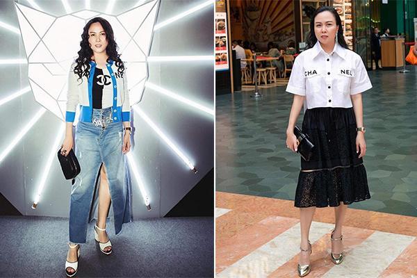 Hàng trăm lần mix hàng hiệu lạc quẻ, hình như Phượng Chanel có thù truyền kiếp với chân váy?-7