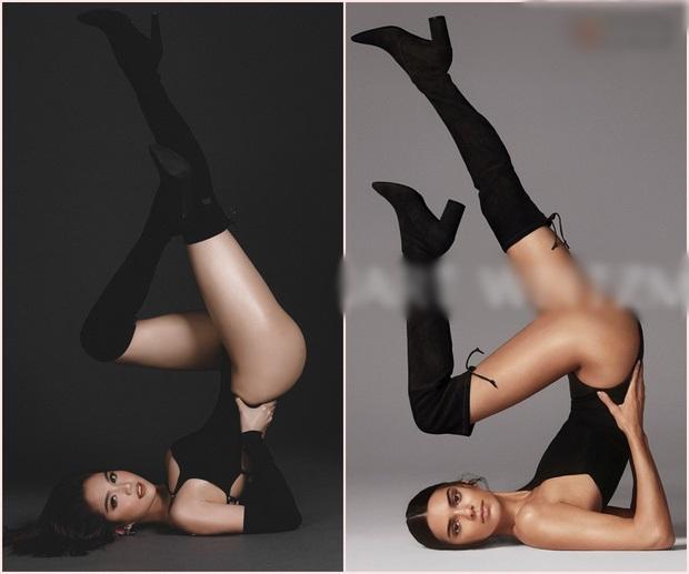 Hóa ra toàn bộ dáng pose hình nóng bỏng của Ngọc Trinh đều xài lại từ một người: Kendall Jenner chứ ai!-4