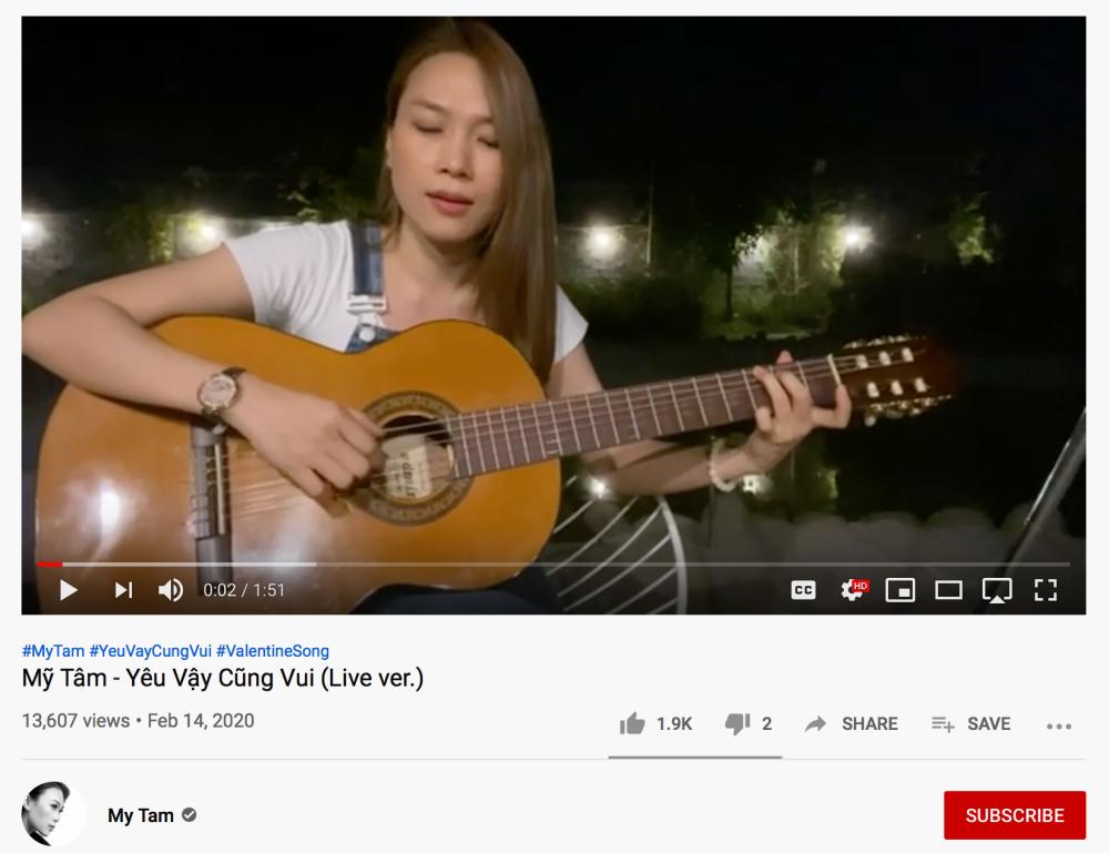 Đón Valentine một mình, Mỹ Tâm ngẫu hứng sáng tác ca khúc dành tặng hội FA-5