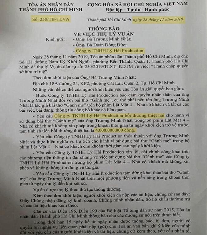 Lý Hải bị kiện đòi bồi thường 4 tỷ đồng-1