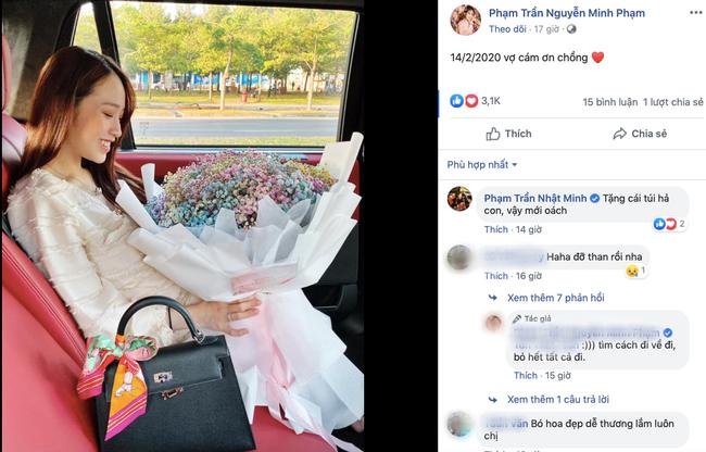 Con gái khoe được tặng quà ngày Valentine, đại gia Minh Nhựa vào thả ngay bình luận khó đỡ-3