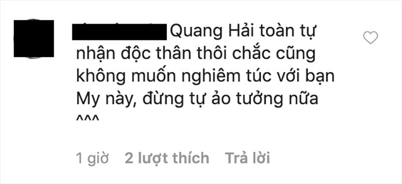 Huyền My đăng status thả thính, lẳng lặng xoá comment dân mạng khuyên đừng tự ảo tưởng tình yêu với Quang Hải-5