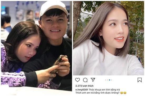 Huyền My đăng status 'thả thính', lẳng lặng xoá comment dân mạng khuyên đừng tự ảo tưởng tình yêu với Quang Hải