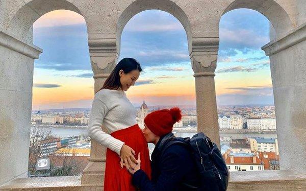 Hoàng Oanh khoe ảnh bầu vẫn xinh nhưng bị nhắc nhở vì chi tiết nguy hiểm cho thai nhi-1