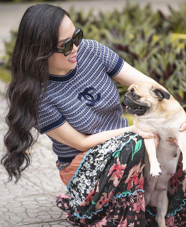 Sao Việt dắt thú cưng đi dạo: Hà Tăng như soái tỷ, Nam Em lại lộng lẫy tựa nữ hoàng-8