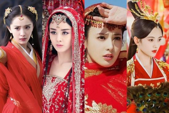 Triệu Lệ Dĩnh, Dương Mịch cùng dàn mỹ nhân Hoa ngữ, ai mặc trang phục đỏ đẹp nhất?