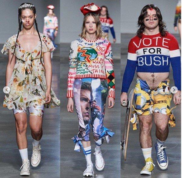 Rùng mình với dàn mẫu nhét gà sống và côn trùng vào nội y trên sàn diễn London Fahion Week-4