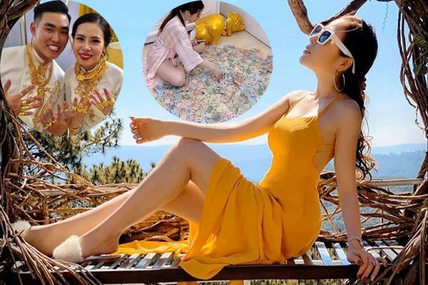 Bên trong đám cưới của cặp đôi được chị gái tặng 49 cây vàng: Tổ chức ở quê, ai nấy choáng váng khi thấy quà tặng-9