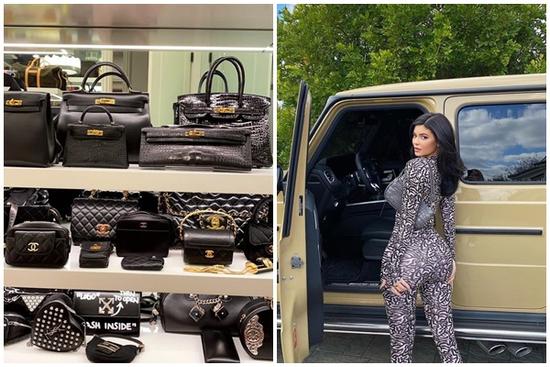 Kylie Jenner khoe 400 chiếc túi xách hàng hiệu