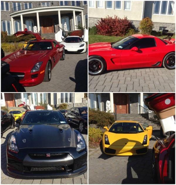 Hà Phương và ông xã cũng là chủ sở hữu của dàn xế hộp đủ kiểu dáng, màu sắc đến từ các thương hiệu đắt đỏ bậc nhất thế giới.