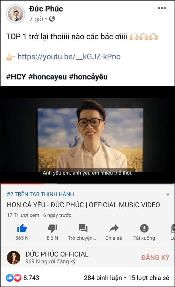 Sở hữu video được xem nhiều nhất sau 24h nhưng K-ICM vô tình vuột mất top 1 trending vào tay Đức Phúc-3