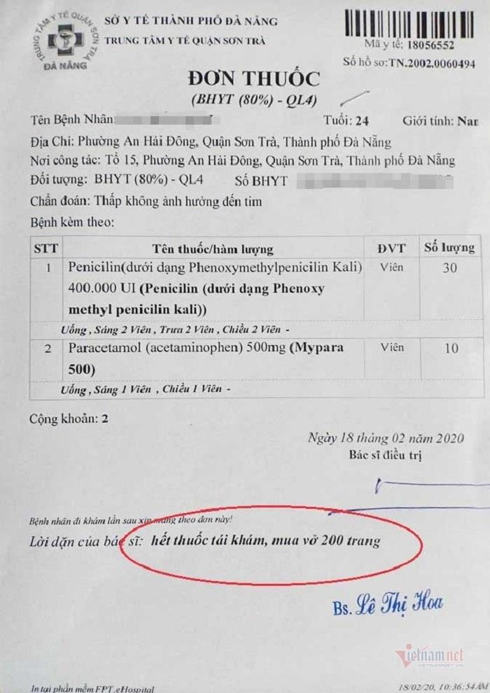 Nữ bác sĩ bút phê mua vở 200 trang, bệnh nhân đau lưng ngơ ngác-1