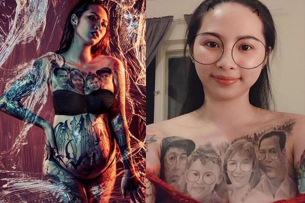 Chàng trai Thanh Hóa làm hội chị em phát cuồng khi chịu đau 24 tiếng xăm hình vợ kín lưng-6