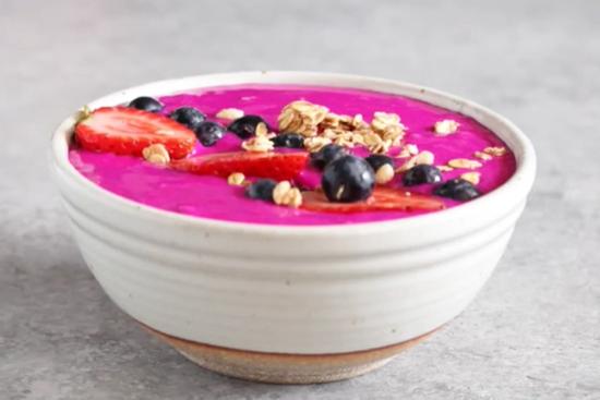 Công thức làm smoothie thanh long chưa tới 5 phút