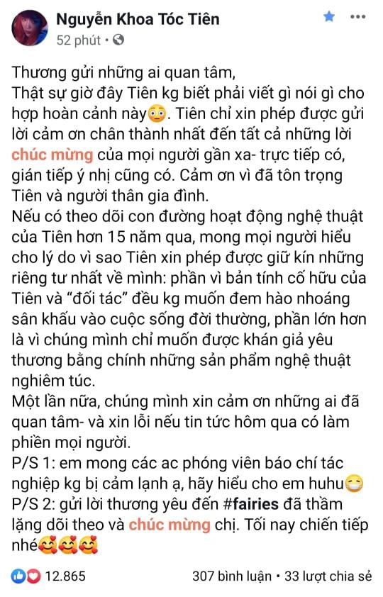 Tăng Thanh Hà, Hồ Ngọc Hà và dàn sao Việt gửi lời chúc phúc Tóc Tiên-2