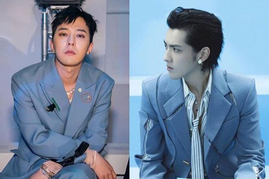 G-Dragon và dàn mỹ nam châu Á thích mặc đồ màu xanh khi dự sự kiện