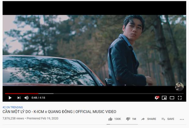 Bất chấp mọi nghệ sĩ Việt sợ hãi, K-ICM xưng vương MV đầu tiên lịch sử Vpop đạt 1 triệu dislike-1