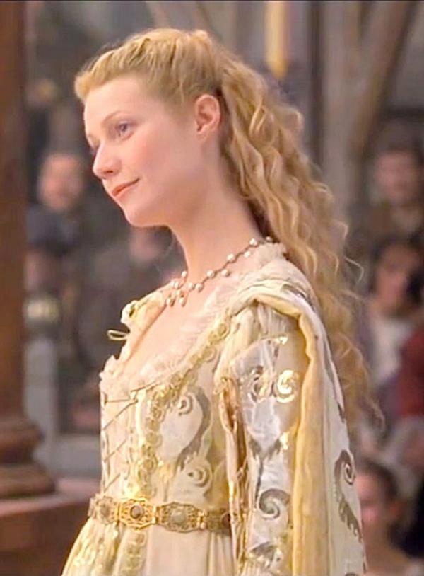 Gwyneth Paltrow trong vai nữ chính của phim "Shakespeare đang yêu" đã giành giải Nữ diễn viên chính xuất sắc tại Oscar 1999.