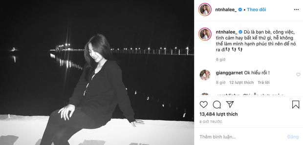 Tình mới chưa kịp công khai, chỉ một status fans phán đoán Nhật Lê rạn nứt với bạn trai mới?-4