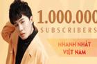 Jack xuất sắc rước 'vàng' nhờ kênh Youtube đạt 1 triệu lượt theo dõi nhanh nhất Việt Nam