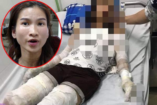 Vụ bé trai 6 tuổi bị dì ruột thiêu sống: Bà ngoại nhận tiền từ thiện rồi bất ngờ bỏ về quê, người mẹ nói gì?-9