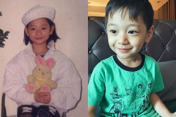 Trà My Idol đăng ảnh hồi bé, dân mạng giật mình vì giống hệt quý tử đầu lòng-2