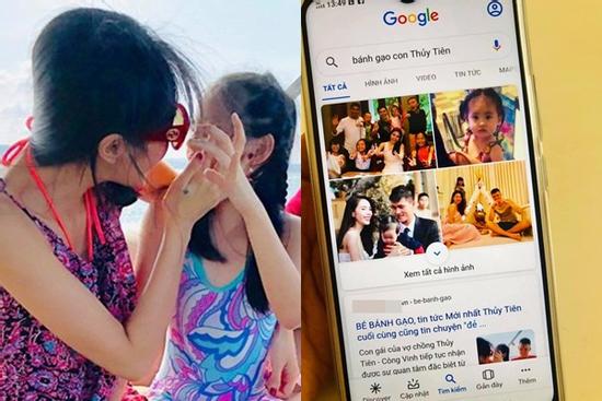 Vừa biết chữ, bé Bánh Gạo đã tự tìm thân phận mình khi lên mạng search 'con Thủy Tiên'